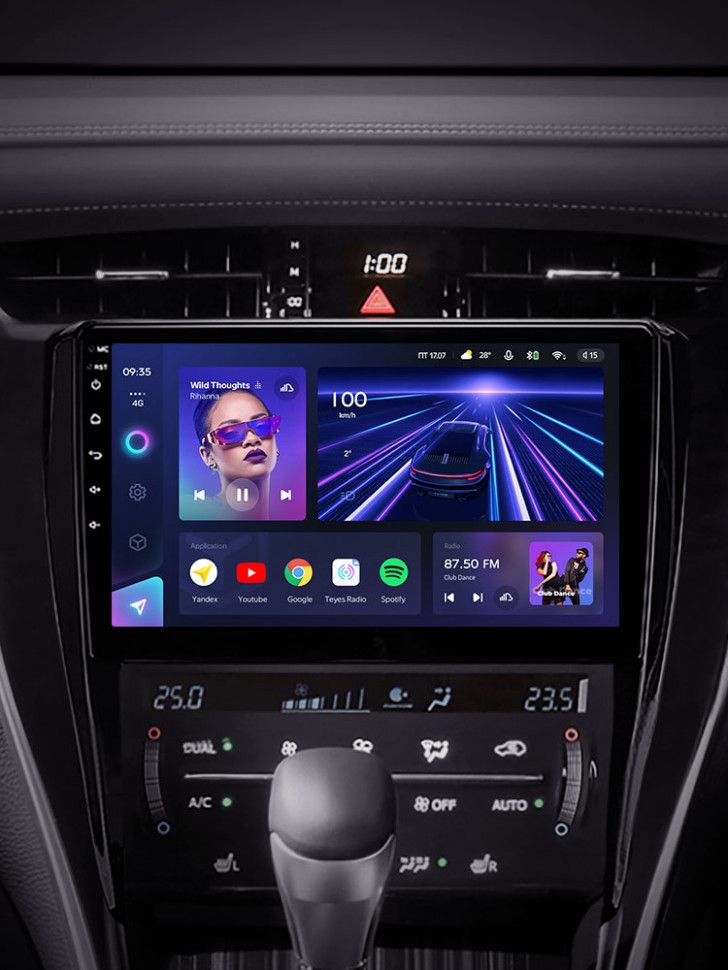 Штатная магнитола Teyes CC3 4/32 Toyota Harrier XU60 (2013-2020) F1