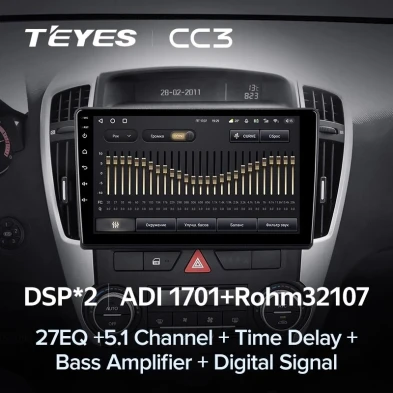 Штатная магнитола Teyes CC3 4/32 Kia Ceed (2006-2009)