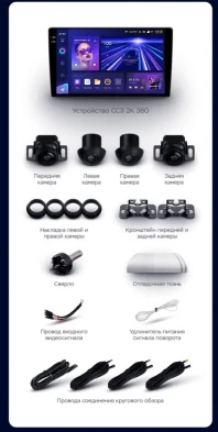 Штатная магнитола Teyes CC3 2K 360 6/128 Mini Clubman 1 R55 (2007-2014) F1