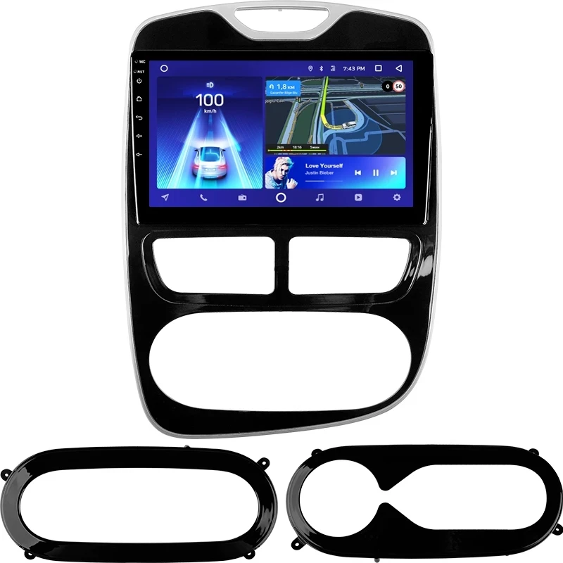 Переходная рамка Renault Clio 4 BH98 KH98 (2016-2019) (10")