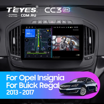 Штатная магнитола Teyes CC3 2K 4/64 Buick Regal (2013-2017) Тип-B