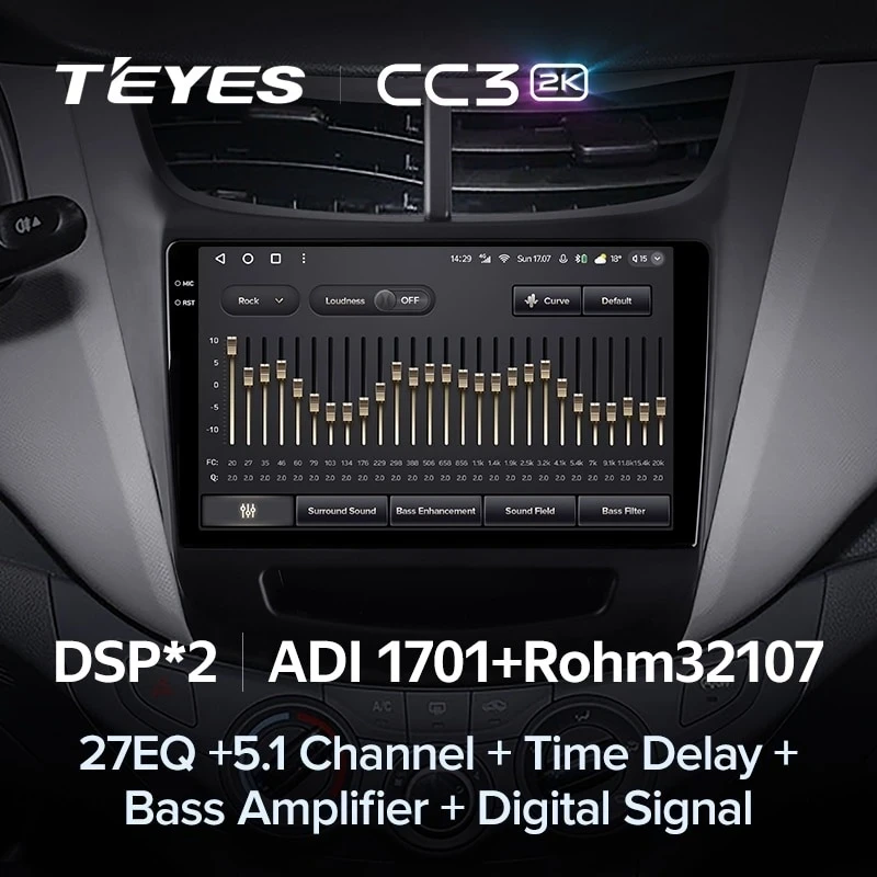 Штатная магнитола Teyes CC3 2K 360 6/128 Chevrolet Sail (2015-2018)