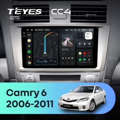 Штатная магнитола Teyes CC4 8/128 Toyota Camry 6 XV 40 (2006-2011) F1