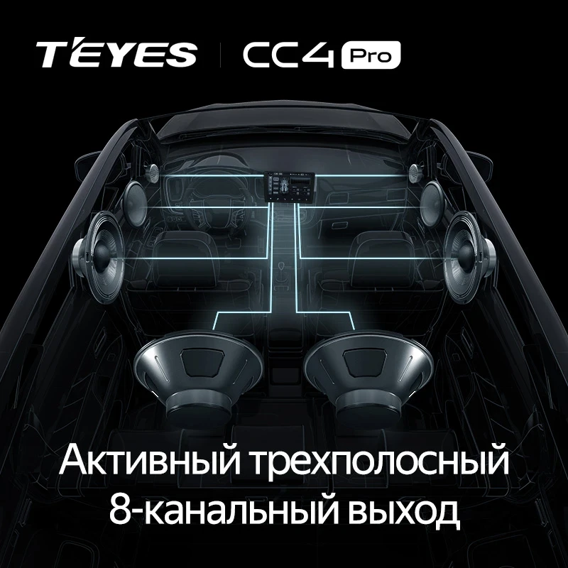 Штатная магнитола Teyes CC4 Pro 8/128 Opel Zafira Life (2019-2024)