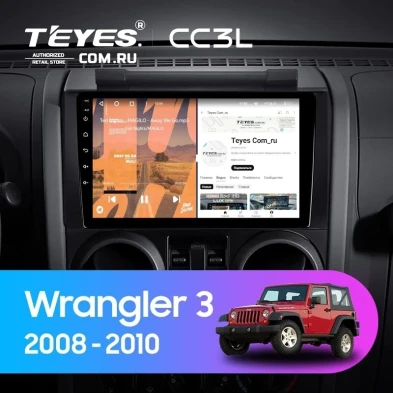Штатная магнитола Teyes CC3L 4/32 Jeep Wrangler 3 JK (2008-2010) F1