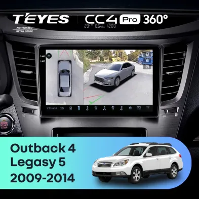 Штатная магнитола Teyes CC4 Pro 360 12/256 Subaru Outback 4 (2009-2014)