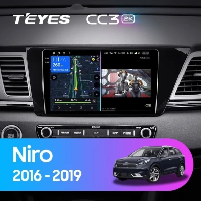Штатная магнитола Teyes CC3 2K 4/64 Kia Niro DE (2016-2019)