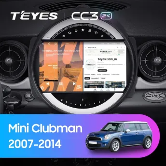 Штатная магнитола Teyes CC3 2K 4/64 Mini Clubman 1 R55 (2007-2014) F1