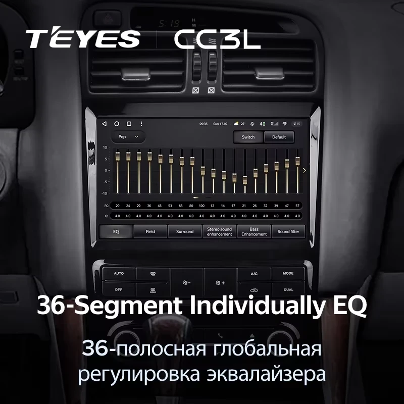 Штатная магнитола Teyes CC3L 4/64 Lexus GS300 2 S160 (1997-2004) Тип-A