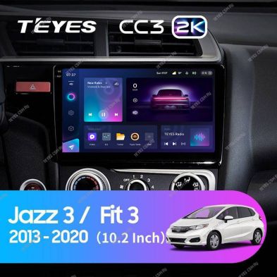 Штатная магнитола Teyes CC3 2K 4/32 Honda Fit 3 (2013-2020) Тип-B