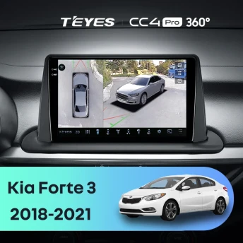 Штатная магнитола Teyes CC4 Pro 360 12/256 Kia Forte 3 (2018-2021)