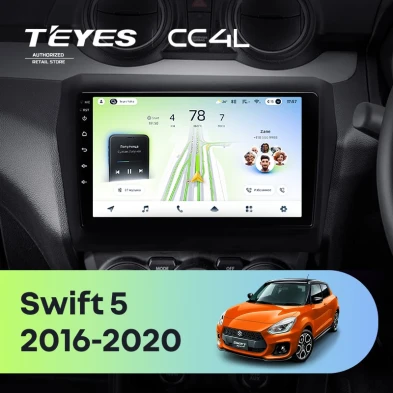 Штатная магнитола Teyes CC4L 6/64 Suzuki Swift 5 (2016-2020)