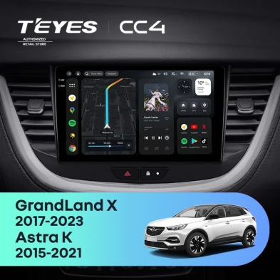 Штатная магнитола Teyes CC4 8/128 Opel Astra K (2015-2021)