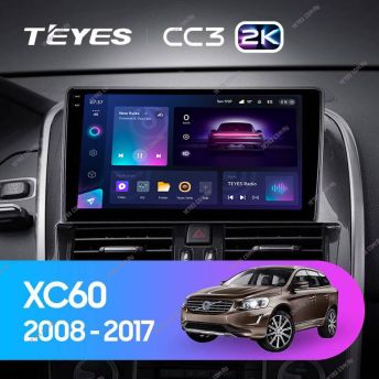 Штатная магнитола Teyes CC3 2K 4/32 Volvo XC60 I 1 (2013-2017) Тип-B