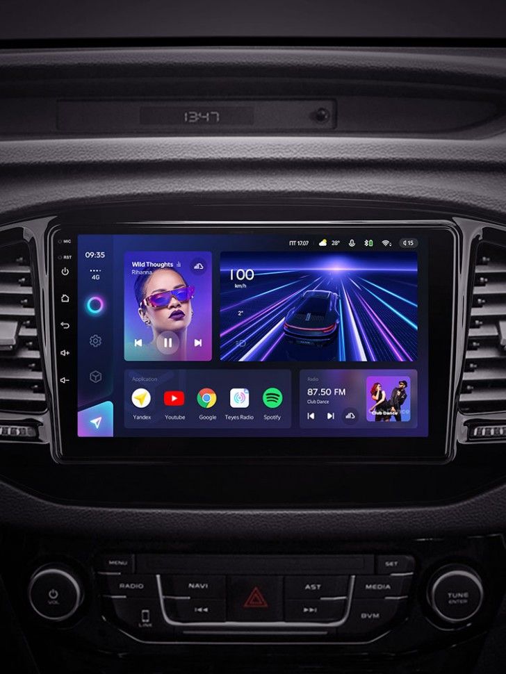 Штатная магнитола Teyes CC3 4/64 Geely Emgrand X7 (2014-2020)