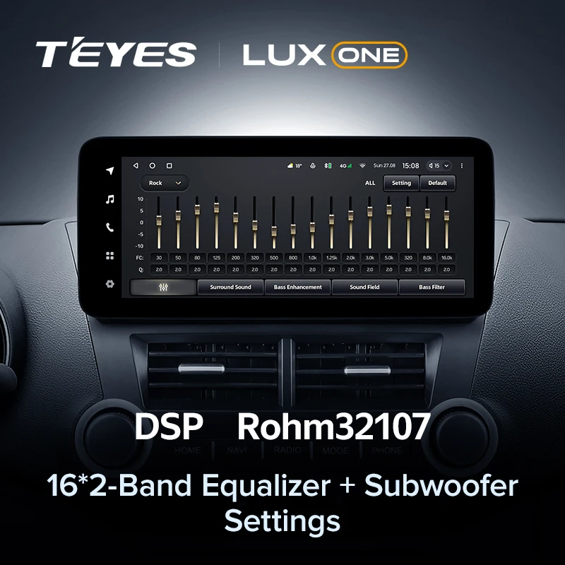 Штатная магнитола Teyes LUX ONE 360 6/128 Toyota Highlander 2 XU40 (2007-2013)