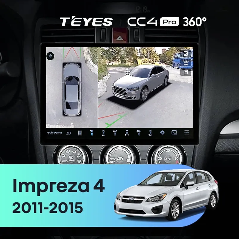Штатная магнитола Teyes CC4 Pro 360 8/128 Subaru Impreza 4 (2011-2015) Тип-A (11")