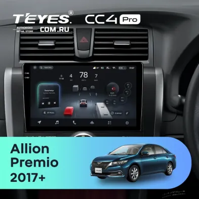 Штатная магнитола Teyes CC4 Pro 8/128 Toyota Allion (2017-)