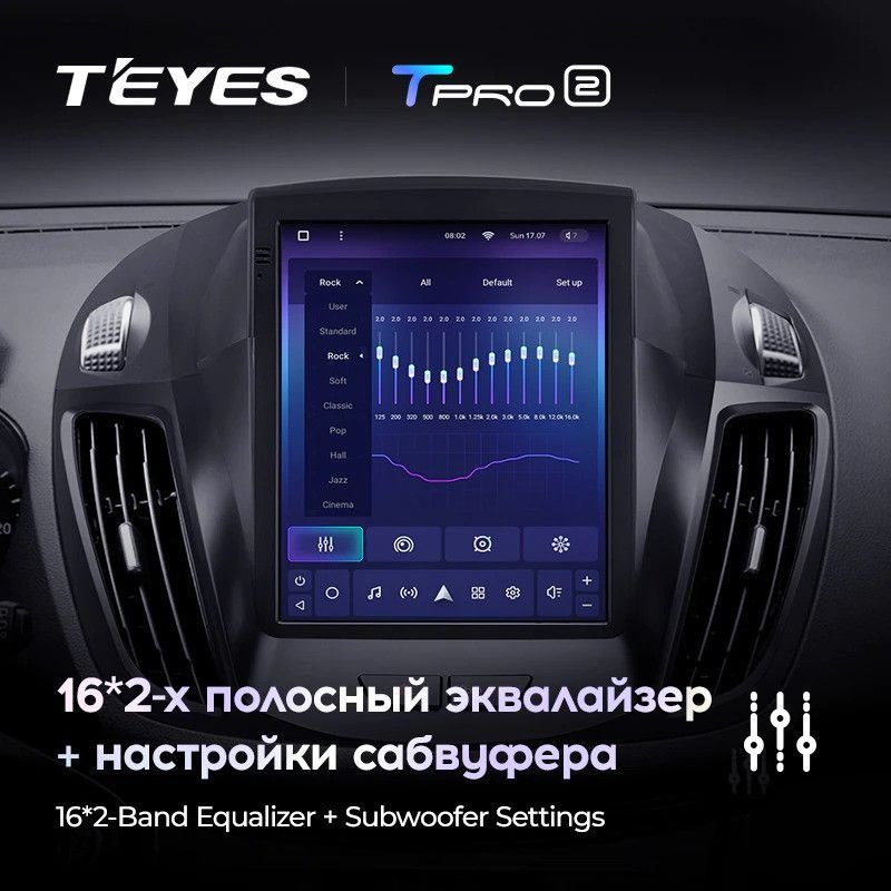 Штатная магнитола Tesla style Teyes TPRO 2 4/64 Ford Kuga 2 (2012-2019)