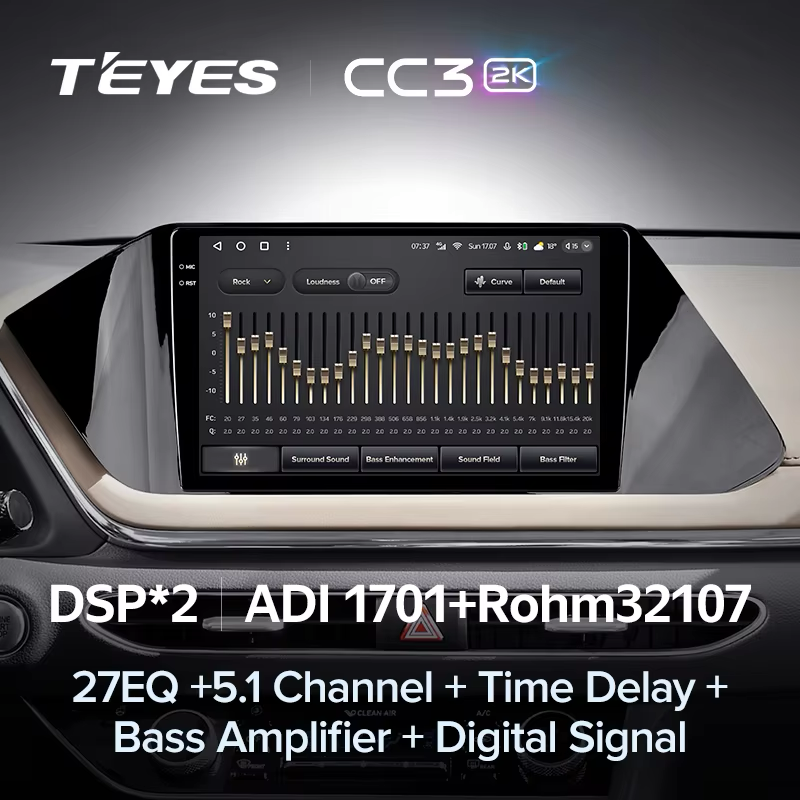 Штатная магнитола Teyes CC3 2K 4/64 Hyundai Sonata DN8 (2019-2020) Тип-B