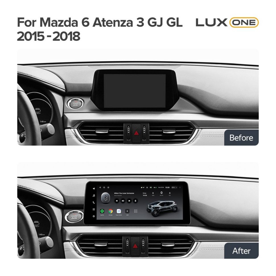 Переходная рамка Mazda 6 / Atenza 3 GJ GL (2015-2018) Тип-B (12,3")