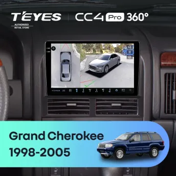 Штатная магнитола Teyes CC4 Pro 360 8/128 Jeep Grand Cherokee 2 WJ (1998-2005)